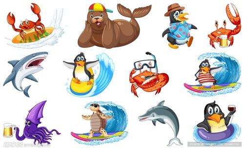 探索海洋生物的奇妙世界 合集設(shè)計圖與生物多樣性